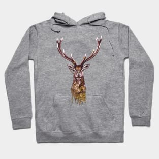 Steampunk Stag Cyborg Hoodie